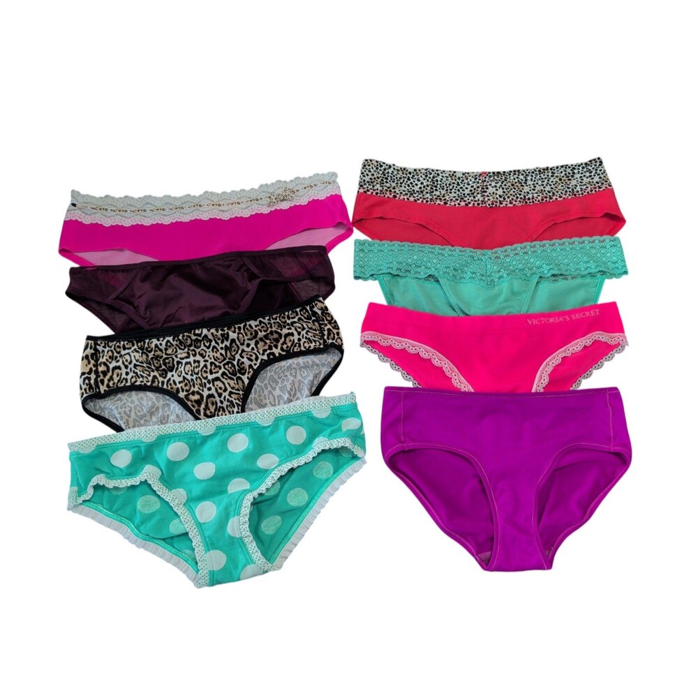 Vintage Y2K Victoria's Secret Panty Bundle Lot of 8 Size M Bikini Hip-Hugger